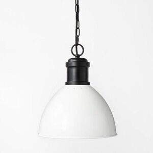 STUDIO‎ MCGEE NEW dome metal pendant -medium -white/black
